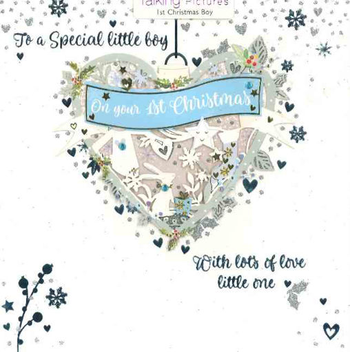 Picture of SPECIAL LITTLE BOY 1ST CHRISTMAS CARD